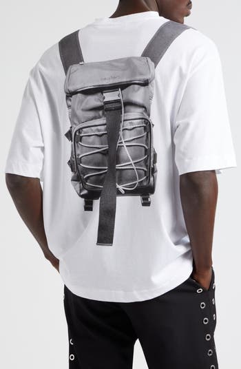 Off-White c/o Virgil Abloh Brush Arr Over Skate T-shirt in Black for Men