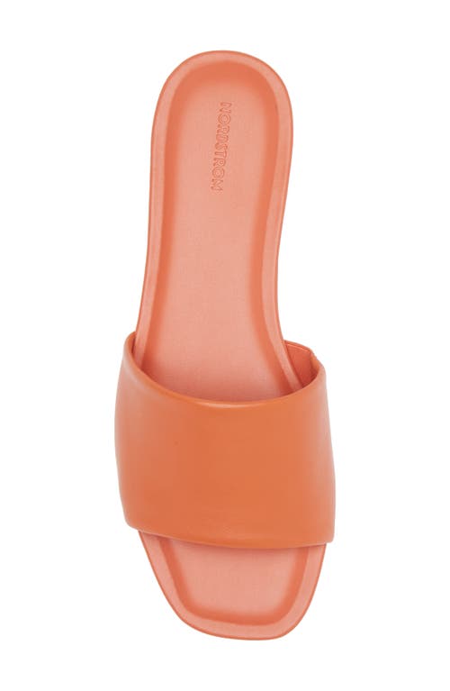 Shop Nordstrom Caryl Slide Sandal In Orange Citrus