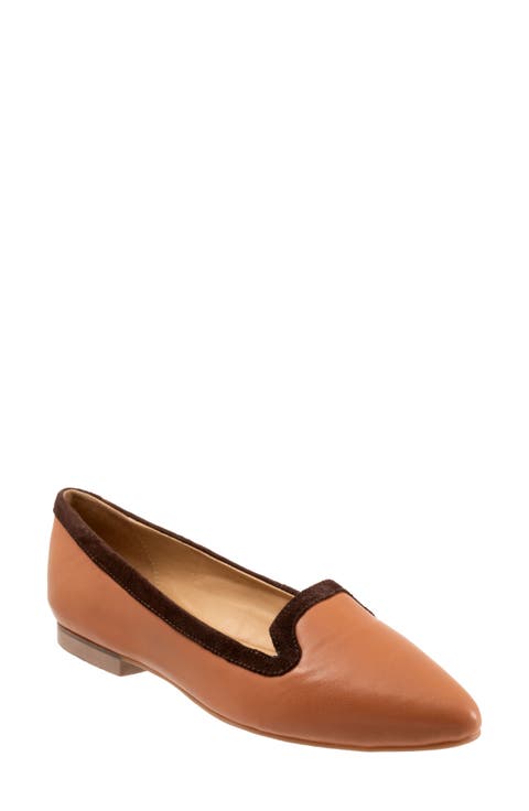 Hannah Pointed Toe Flat (Women) (Narrow, Medium & Wide Width)
