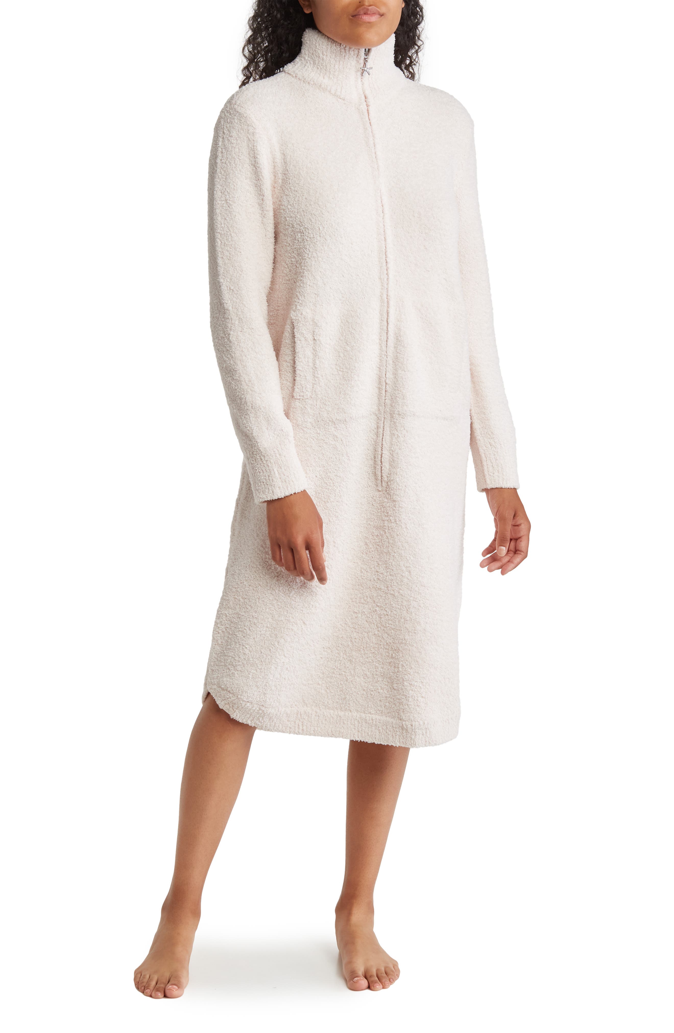 barefoot dreams zip front robe