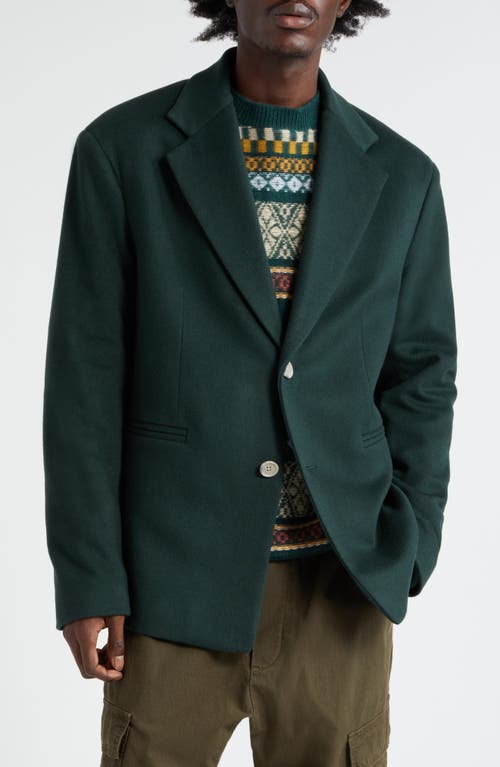 The Elder Statesman Rima Relaxed Fit Wool & Cashmere Sport Coat Willow at Nordstrom,