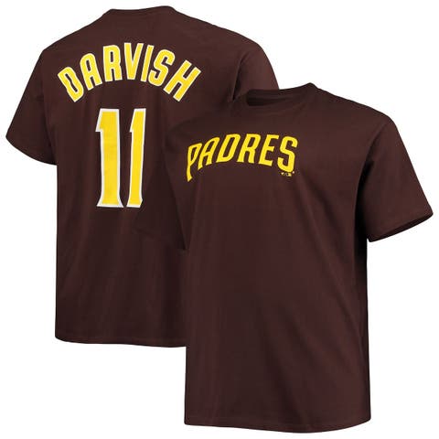 Youth San Diego Padres Stitches Brown T-Shirt