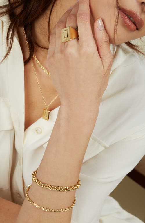 Lady Grey Xl Rope Chain Bracelet In Gold
