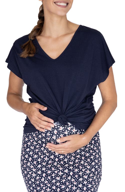 Angel Maternity Oversize Maternity T-Shirt in Navy at Nordstrom, Size X-Small