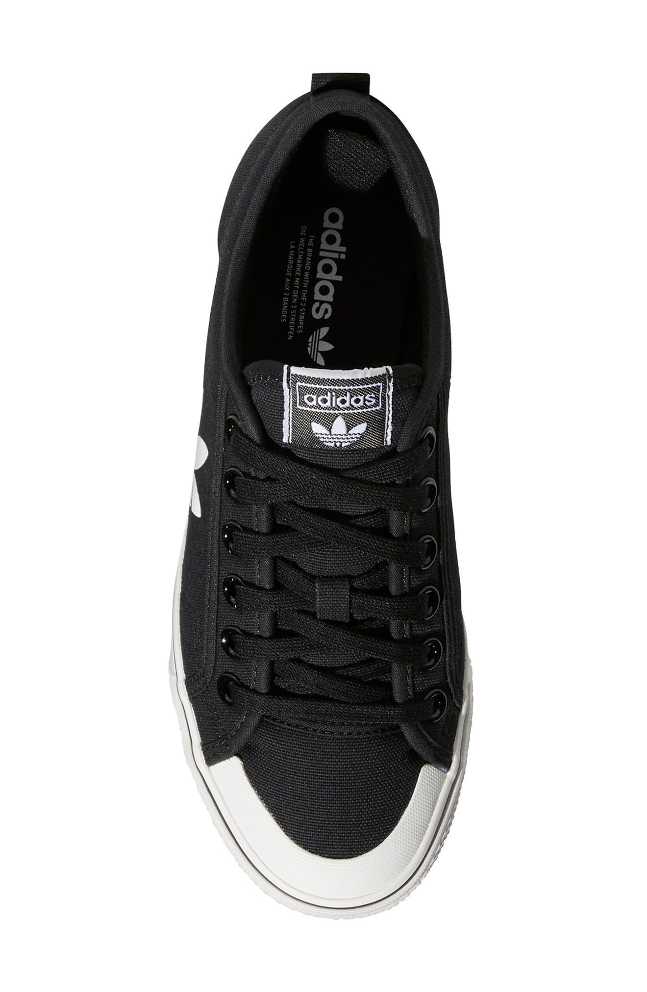 adidas nizza trefoil shoes black