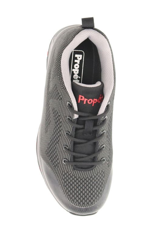 Propét Cora Water Resistant Hiking Shoe In Black/ Hot Pink