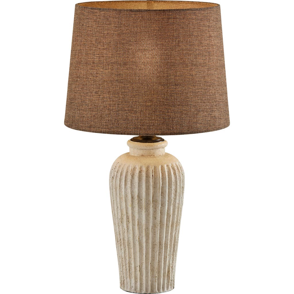 ADESSO LIGHTING Callista Table Lamp in White Ceramic
