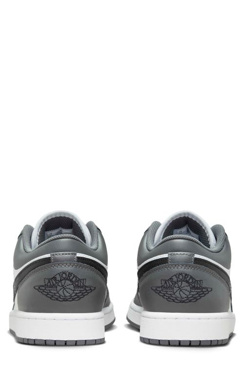 Jordan Air 1 Low Sneaker In White/iron Grey/black