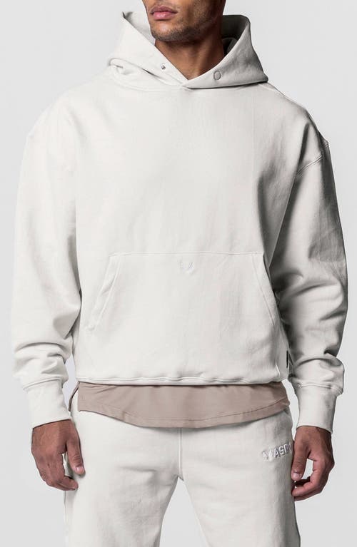 Tech-Terry Oversize Hoodie in Stone