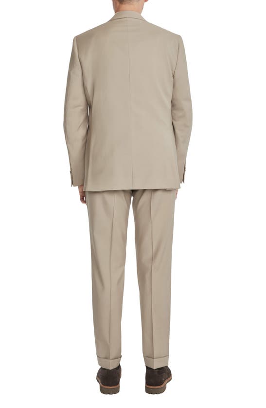 Shop Jack Victor Esprit Contemporary Fit Wool Suit In Tan