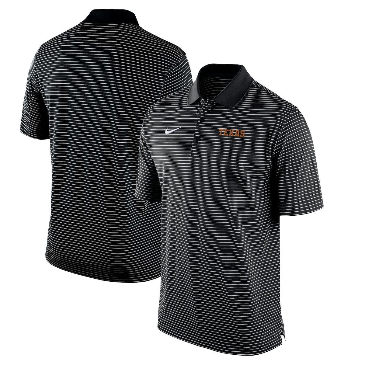 texas longhorns striped polo