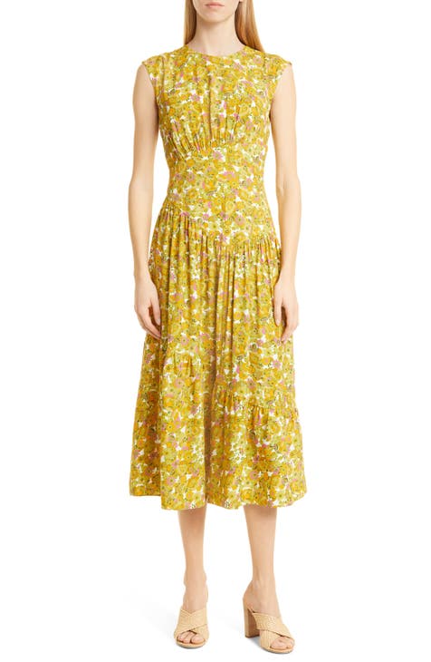 Button Up Sleeveless Midi Dress | Casual Sleeveless Tied Solid Viscose Dress