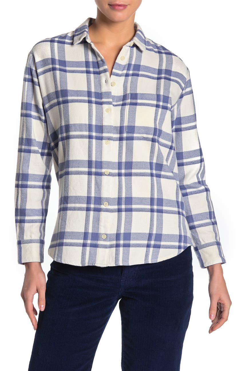 Madewell | Flannel Oversized Ex-Boyfriend Shirt | Nordstrom Rack