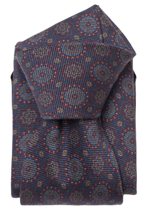 Elizabetta Moretti In Navy & Burgundy