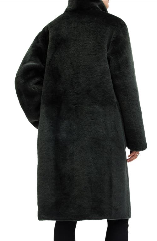 ALLSAINTS ALLSAINTS SERRA REVERSIBLE GENUINE SHEARLING COAT