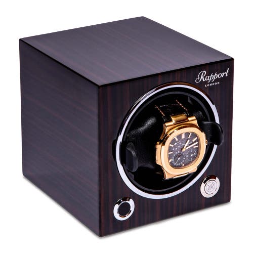 Rapport London Evolution Single Watch Winder In Macassar