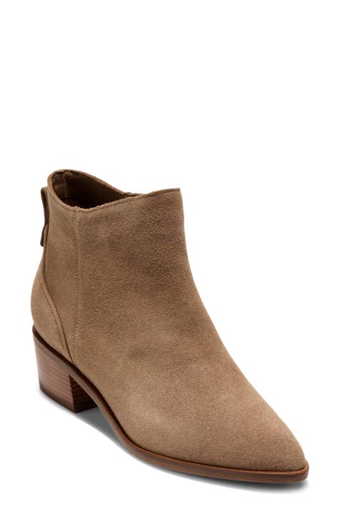 Cole haan brown ankle boots best sale