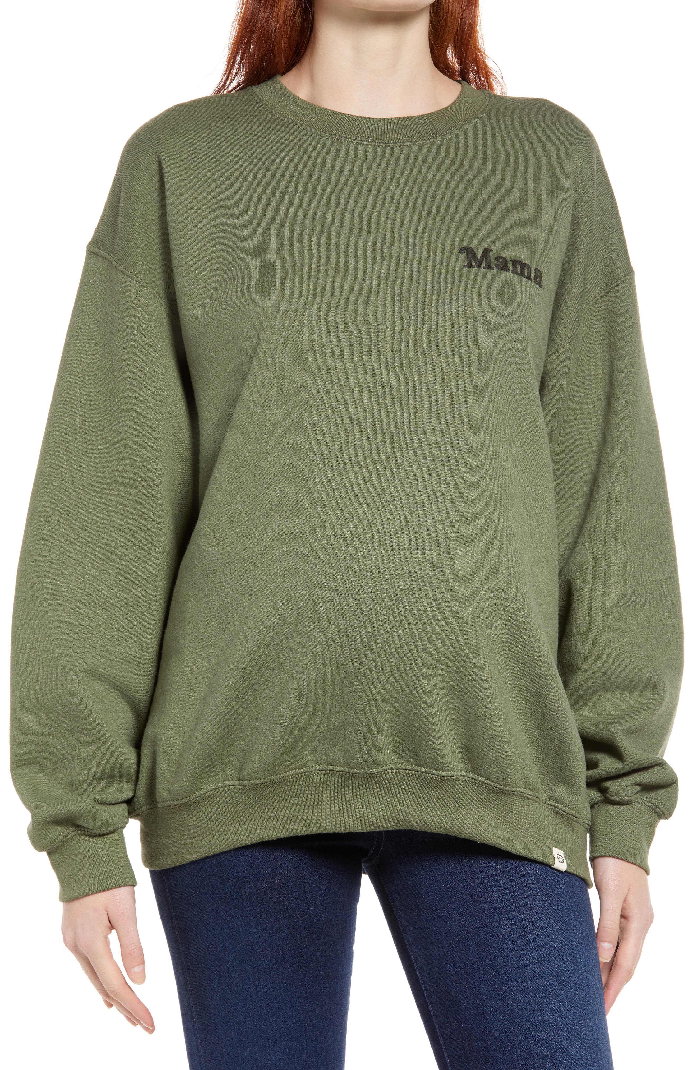 maternity fleece pullover