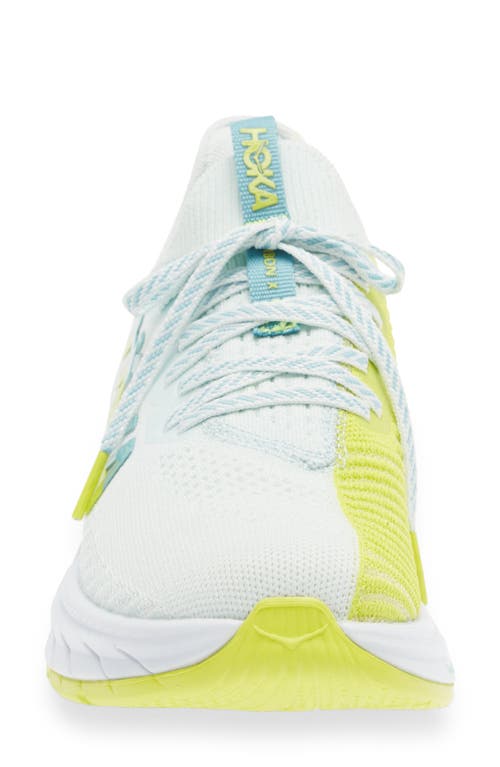 Hoka Carbon X 3 Running Shoe In Billowing Sail/evening Rose