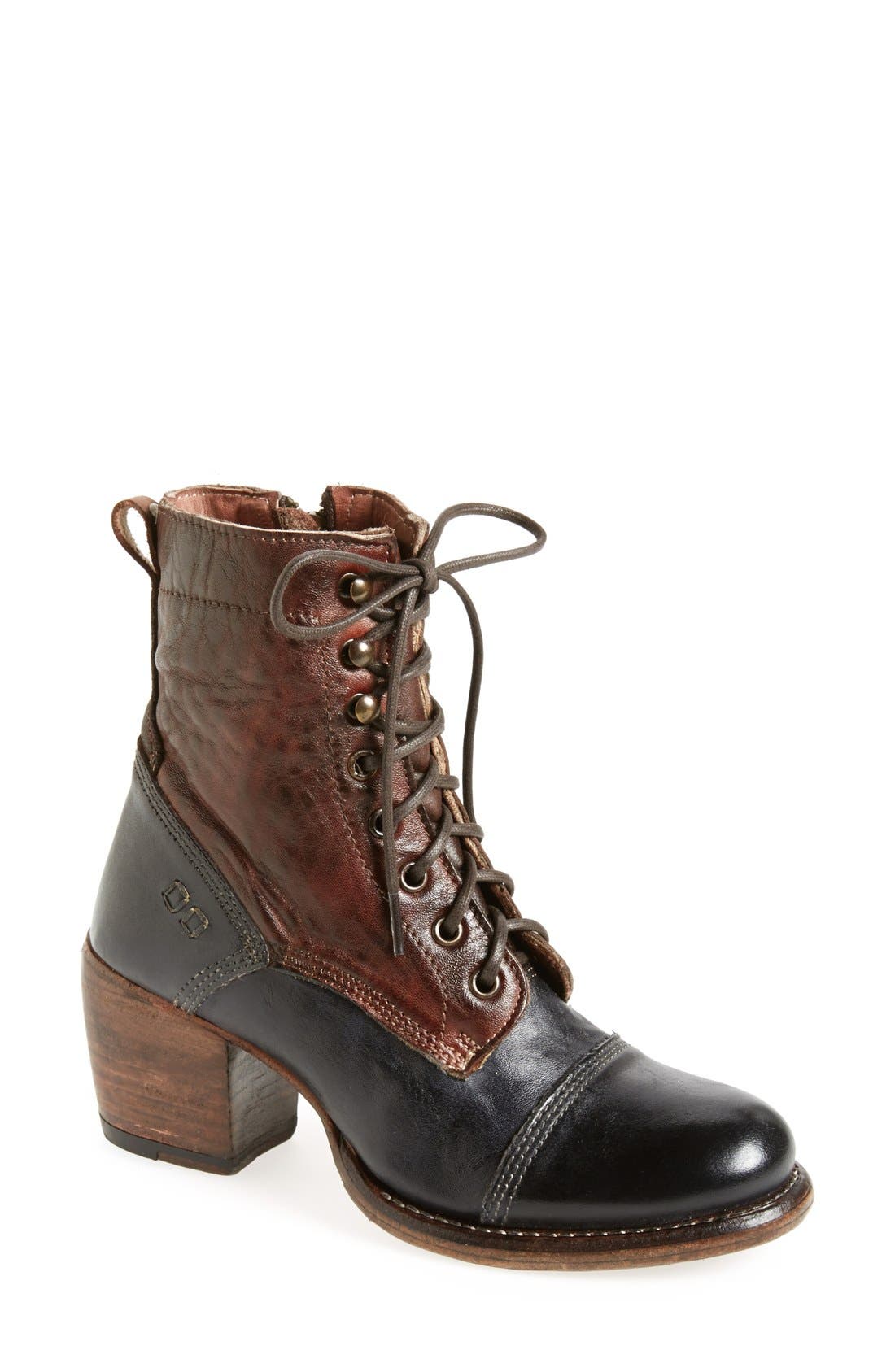 Bed Stu 'Oath' TwoTone Cap Toe Boot (Women) Nordstrom