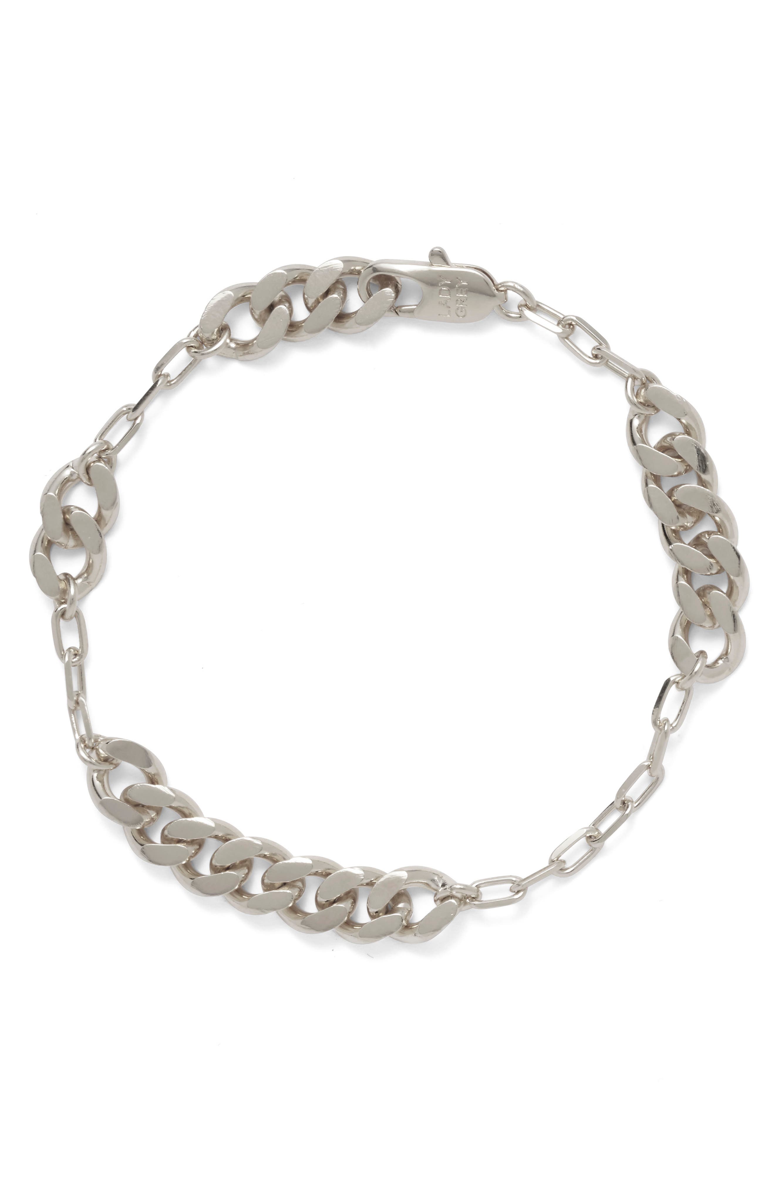 Lady Grey Trace Chain Bracelet in Silver Cover