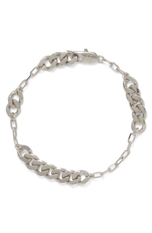 Lady Grey Trace Chain Bracelet In Silver
