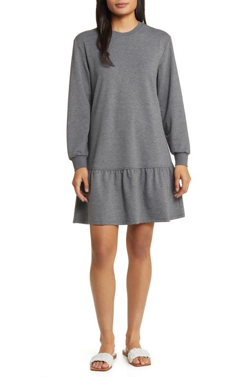 caslon(r) Long Sleeve Drop Waist Sweatshirt Dress at Nordstrom,