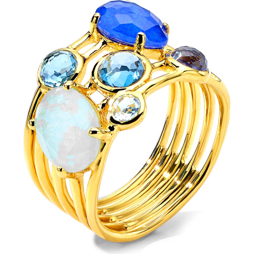 Ippolita 18k Gold Rock Candy Gelato 6-stone Cluster Ring In Alpine In Gold