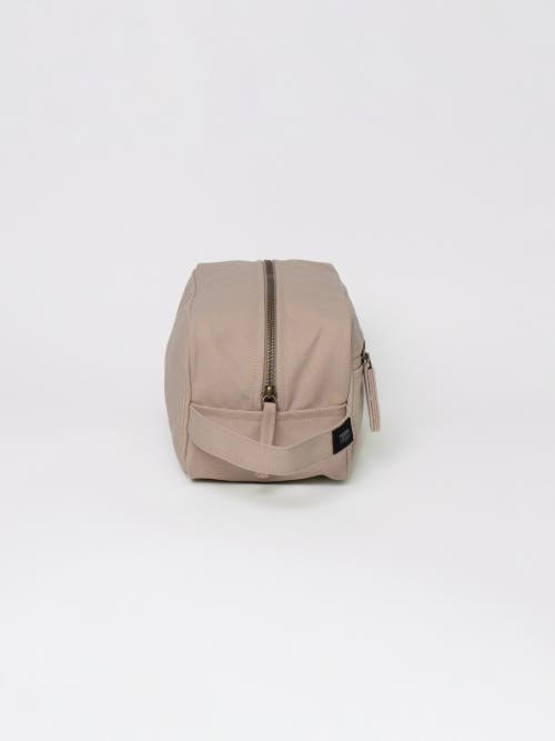 Terra Thread Organic Cotton Toiletry Bag In Sand Dune