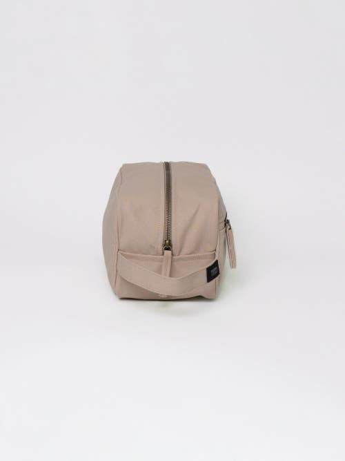 Shop Terra Thread Organic Cotton Toiletry Bag In Sand Dune