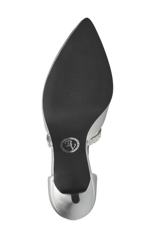 Bella Vita Zabella Pointed Toe Pump In Silver