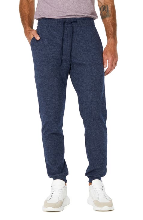 Navy blue twill on sale joggers