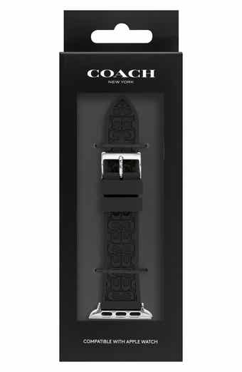 COACH Silicone Apple Watch Watchband Nordstrom