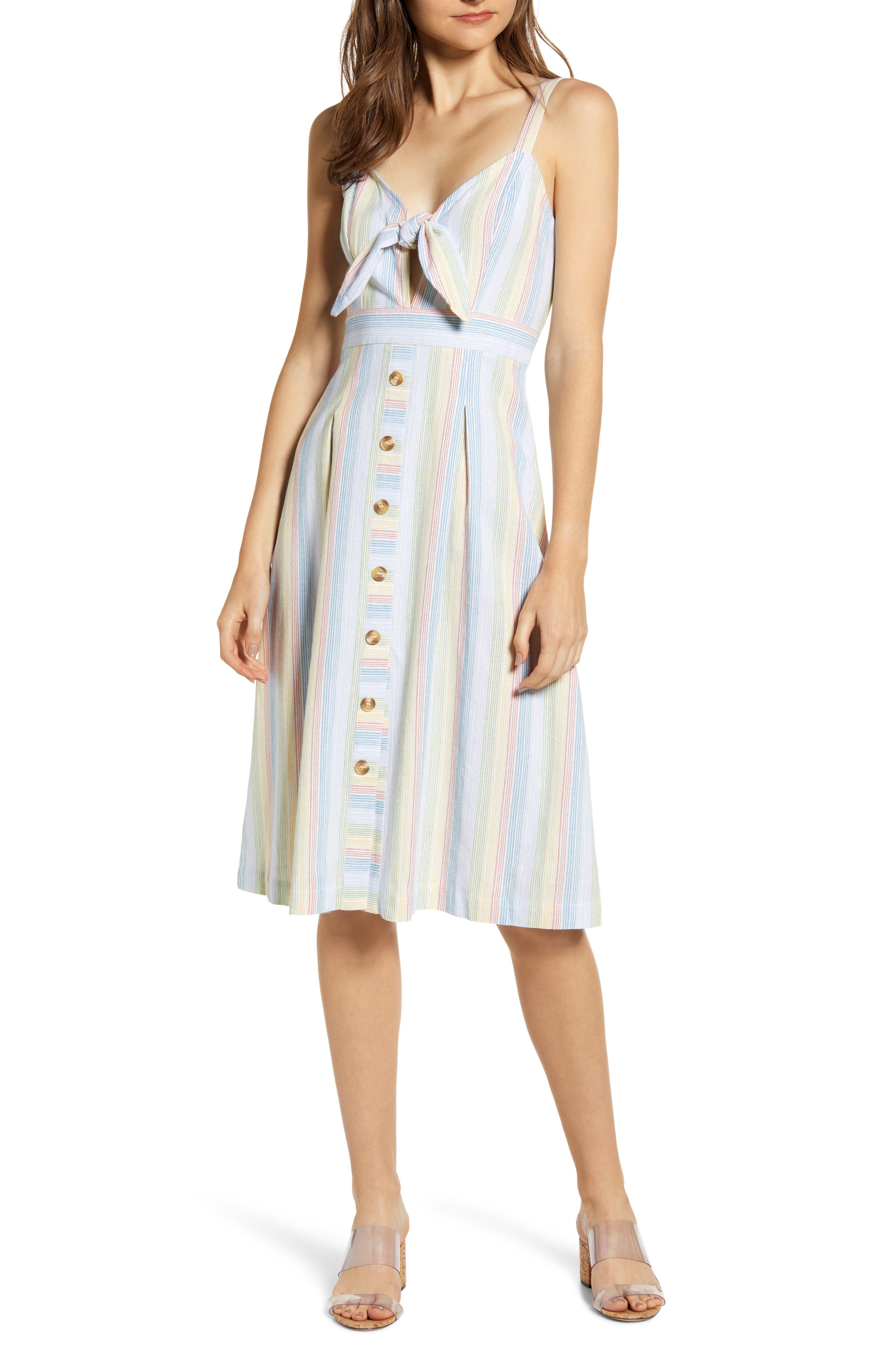 moon river linen dress