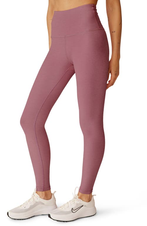 Beyond Yoga Spacedye High Waist Midi Legging In Orchid Blossom In Neutral