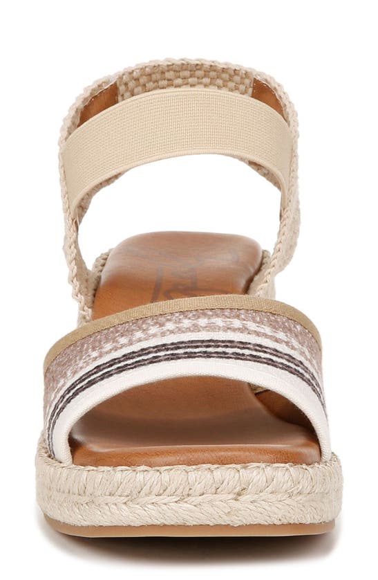 Shop Zodiac Noreen Espadrille Wedge Sandal In Bone Multi