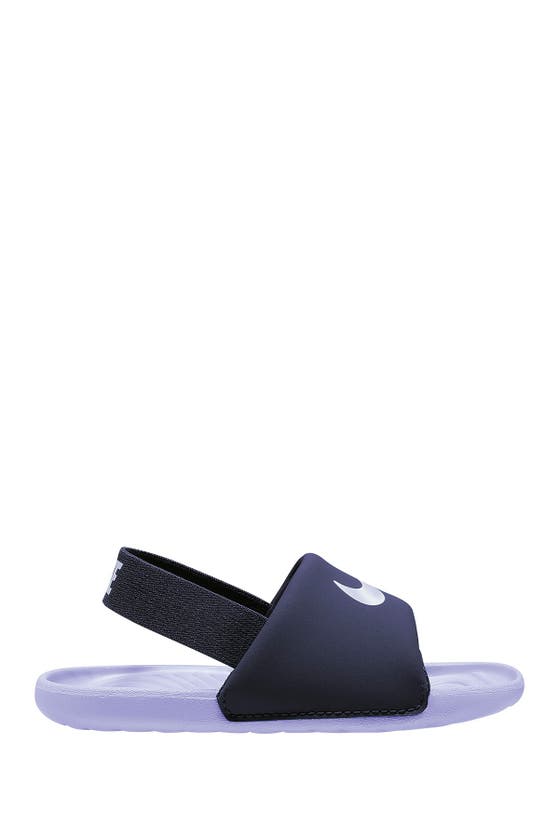 Nike Kids' Kawa Slingback Sandal In Thunder Blue/ Purple Pulse