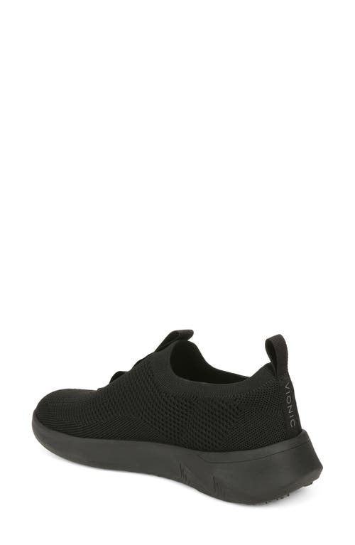 Shop Vionic Advance Slip-on Shoe In Black/black