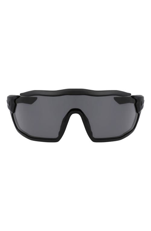 Shop Nike Show X Rush 58mm Shield Sunglasses In Matte Black/dark Grey