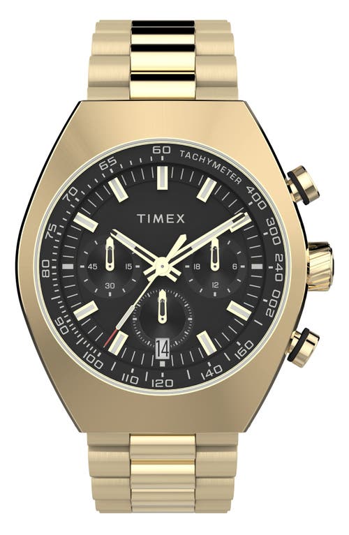 Timex® Legacy Chronograph Bracelet Watch, 11mm x 22mm in Gold-Tone 