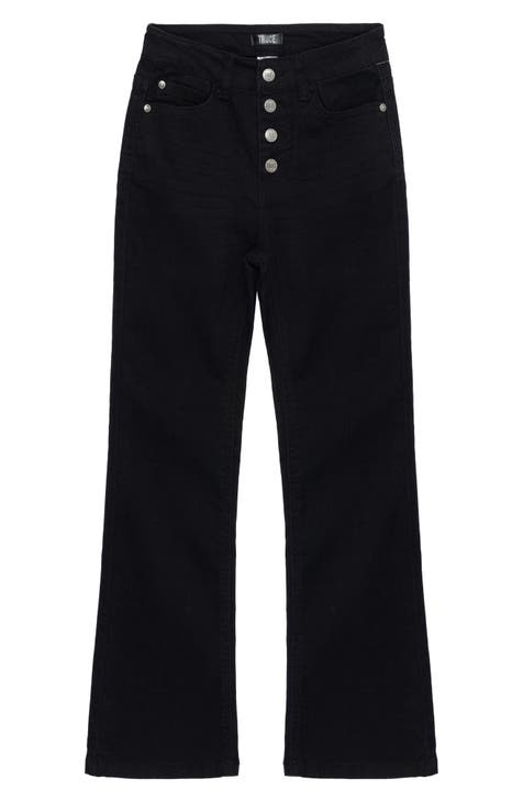 Kids' Button Fly Flare Jeans (Big Kid)