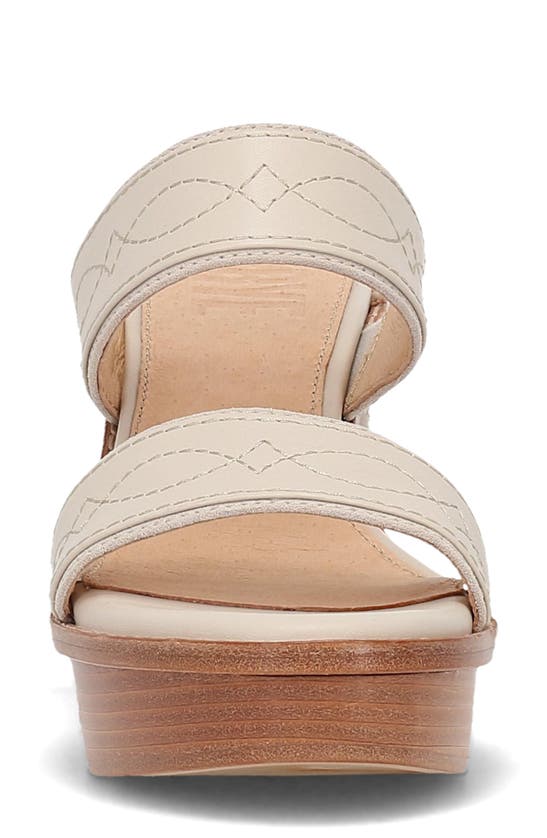 Shop Frye Pipa Platform Sandal In Ivory