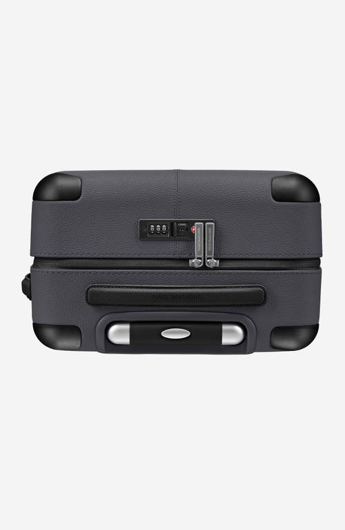 Maison De Sabre The Carry-on Suitcase In Graphite Caviar