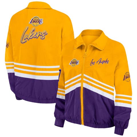 Vintage Los Angeles Lakers Starter outfit, Base Color Cream, Gold, Purple