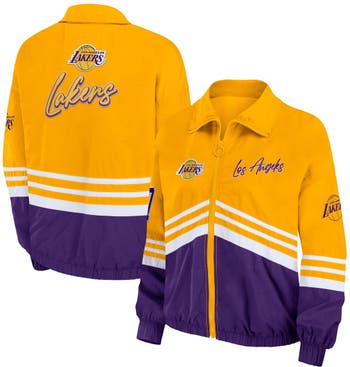 Los Angeles Lakers WEAR by Erin Andrews Women's Vintage Full-Zip