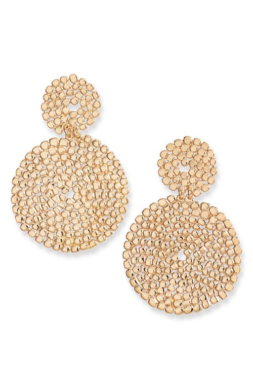 Gas Bijoux Onde Lucky Drop Earrings in Gold at Nordstrom