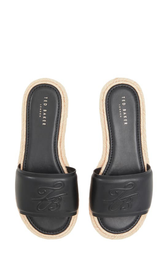 Shop Ted Baker Portia Slide Sandal In Black