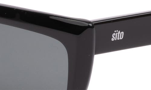 Shop Sito Shades Night In Black/iron Grey Polar
