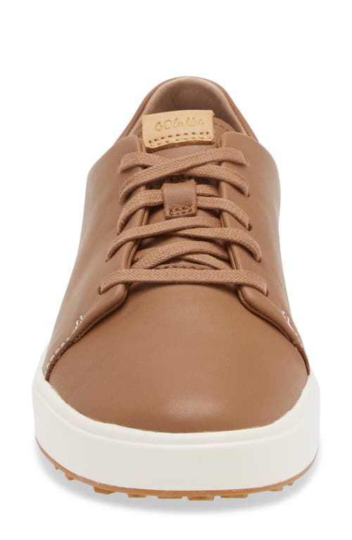 Olukai Wailea Waterproof Spikeless Golf Shoe In Tan/tan