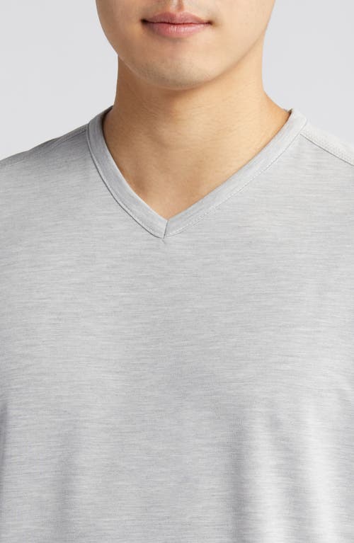 Shop Tommy Bahama New Costa V-neck T-shirt In Ash Grey